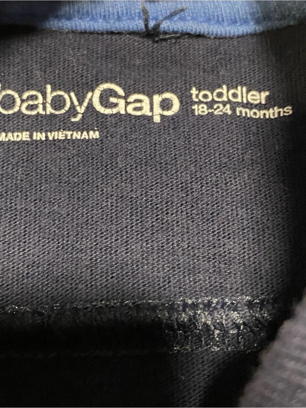 BABY GAP Y2K Bundle of 2 shirts , Batman short sleeve and navy gap tank 18-24M
